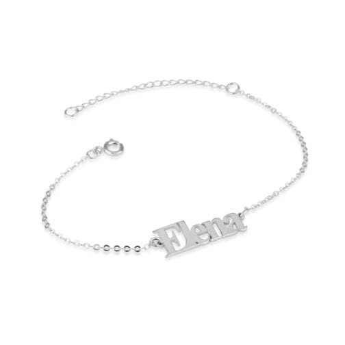 Custom Ankle Name Bracelet - Beleco Jewelry