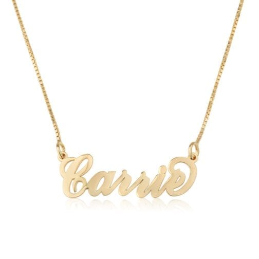 Custom Carrie Name Necklace - Beleco Jewelry