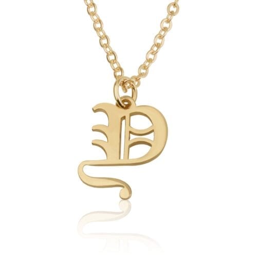 Custom Initial Necklace - Beleco Jewelry