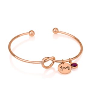 Customize Bangle Charm Bracelet - Beleco Jewelry