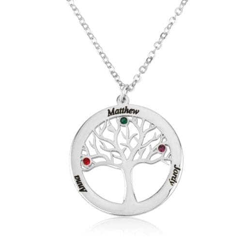 Family Tree Necklace - Beleco Jewelry