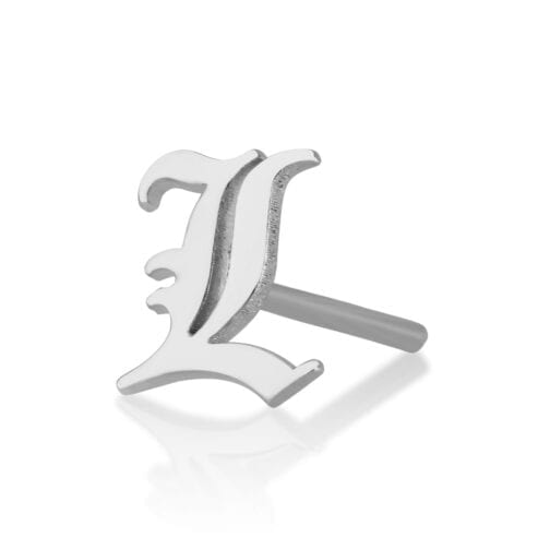 Initial Stud Earrings - Beleco Jewelry