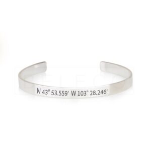 Personalized Coordinates Bracelet - Beleco Jewelry